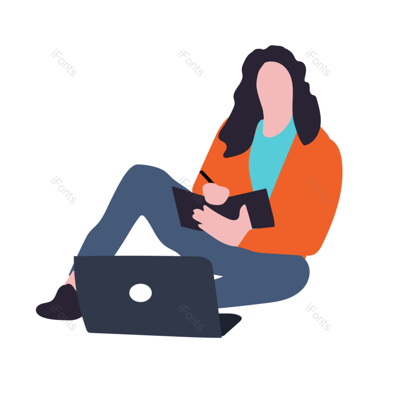 上班图片,工作元素,白领PNG,女性免抠素材